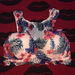 Victoria Secret’s Pink Floral Push-Up Bra
